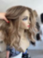 Thumbnail: LACE TOP WIG - HONEY LIGHT BROWN BALAYAGE SOPHIE- XS/S/M - 17-18"