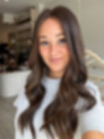 Thumbnail: LACE TOP WIG - DARK BROWN X CARAMEL XS-M - 24"