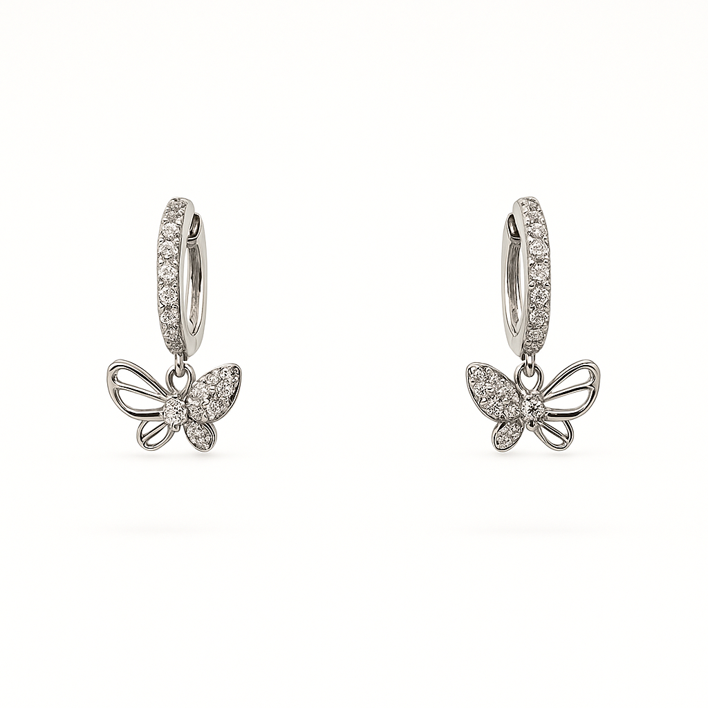 Butterfly Drop Earrings
