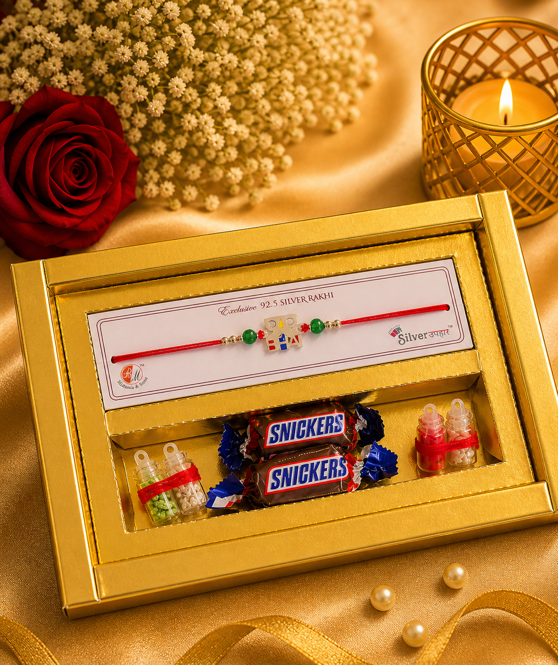 Cool Bhai Blessings Raksha Bandhan Pure 925 Silver Rakhi