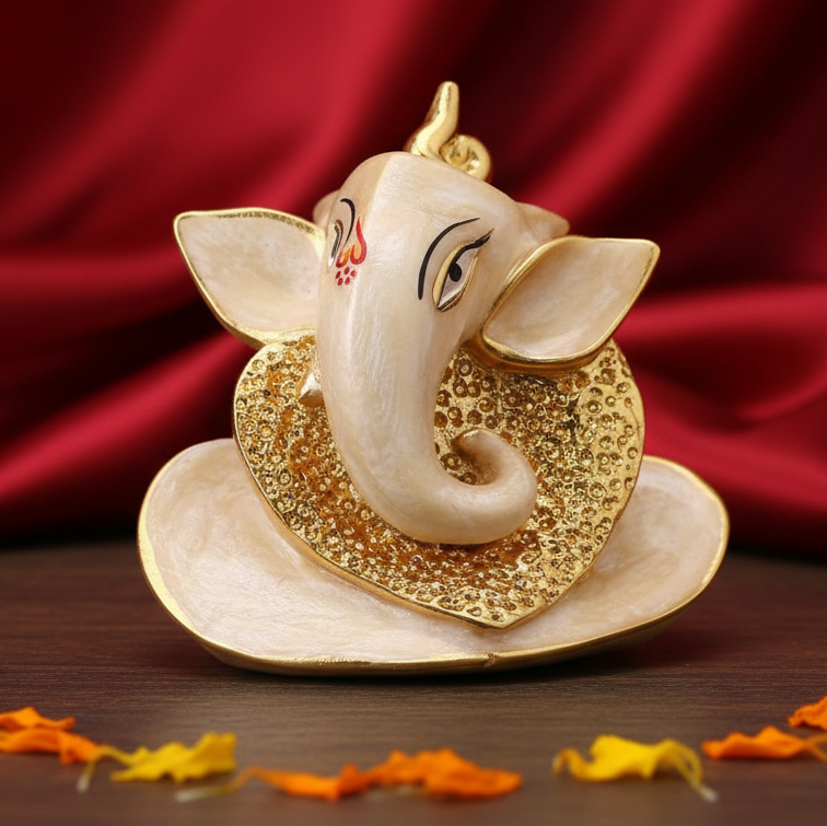 Ganeshji 24kt Gold Plated Idol