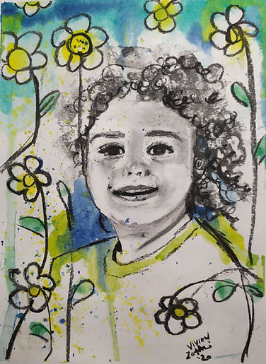 Sometimes it's sunny and cold, yet certain creatures always bring spring to your life; no matter what. My little Muse.