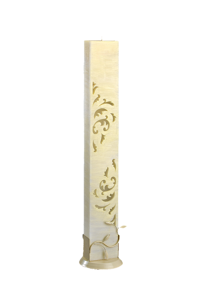 Λαμπάδα Γάμου Παράλληλη Φωτιζόμενη Με Led