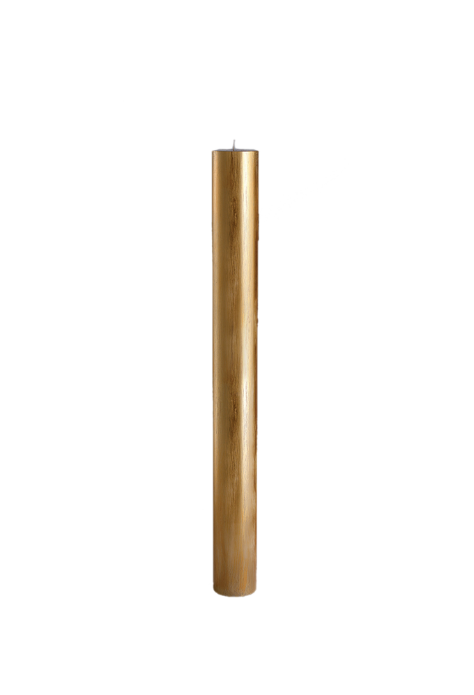 Λαμπάδα Γάμου Κερί Με Χρώμα Πατίνα