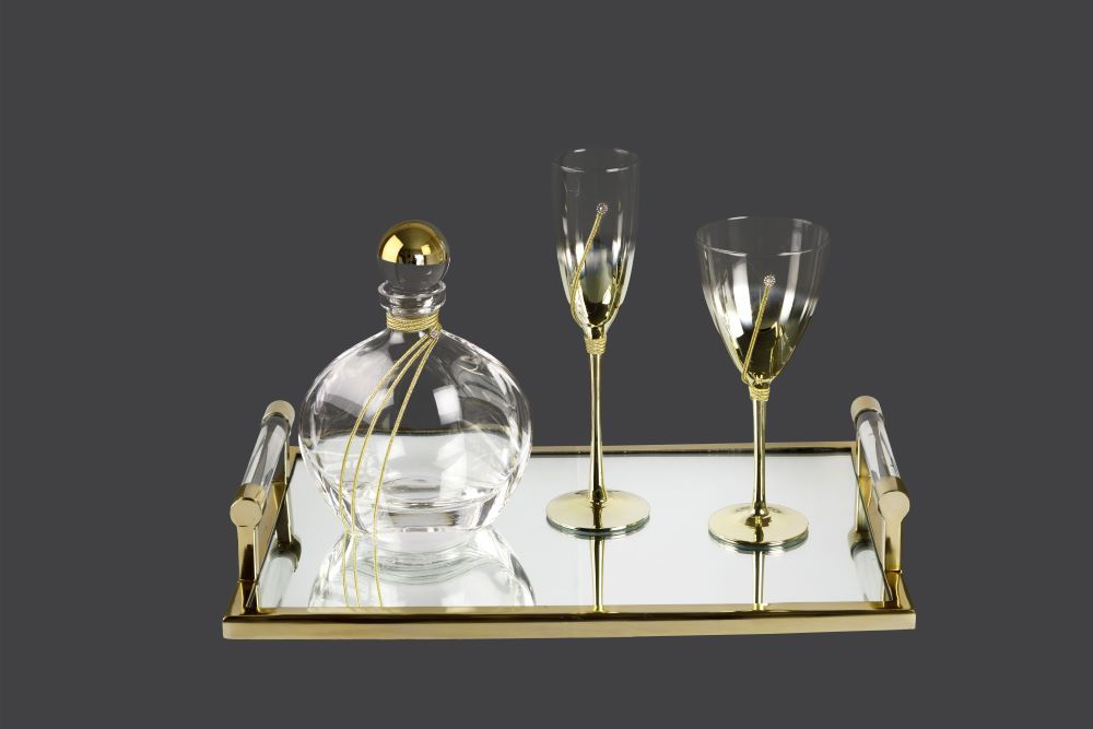 Γάμος - Σετ Καράφα - Ποτήρι 