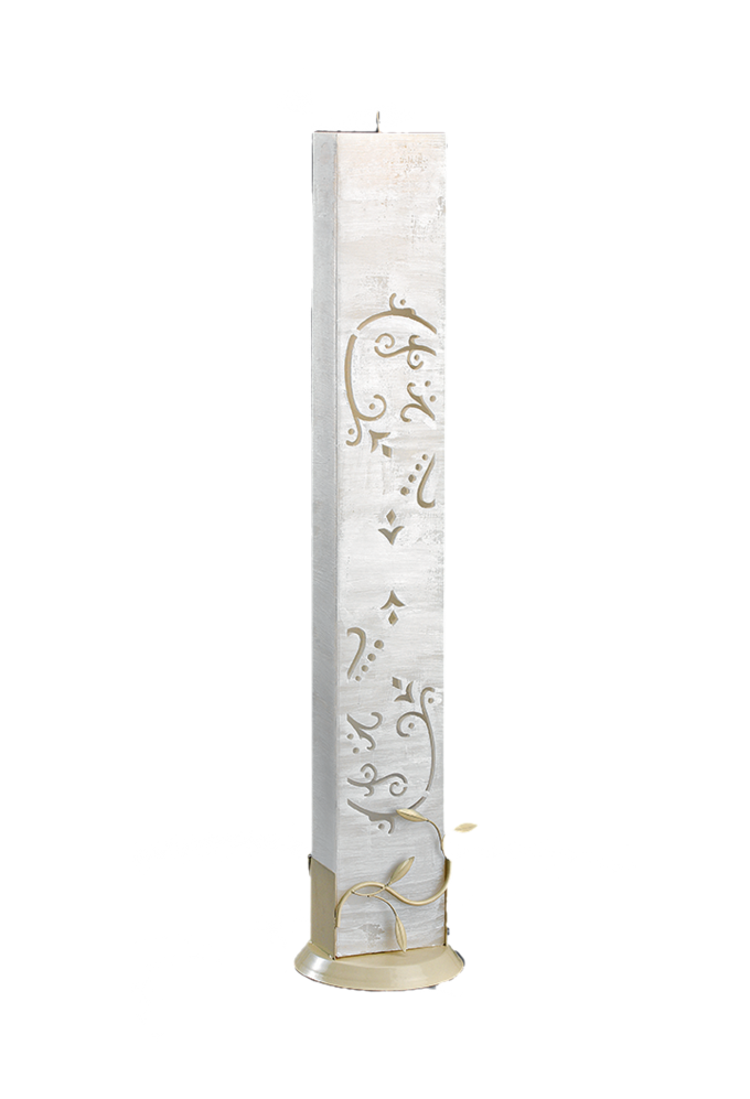 Λαμπάδα Γάμου Παράλληλη Φωτιζόμενη Με Led