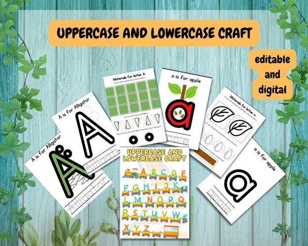 Upper Case And Lower Case Craft Activity Book