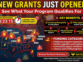 🚨 New Grants Just Opened — See What Your Program Qualifies For
