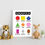 Thumbnail: Educational Preschool Posters / Preschool Shapes Print Wall Art