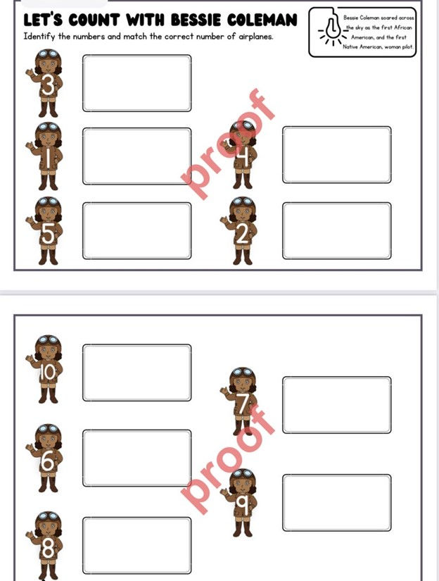 Thumbnail: Digital Print Black History Interactive Learning Binder