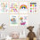 Thumbnail: Set of 6 Wall Prints For Daycare Room Art / Cute Rainbow