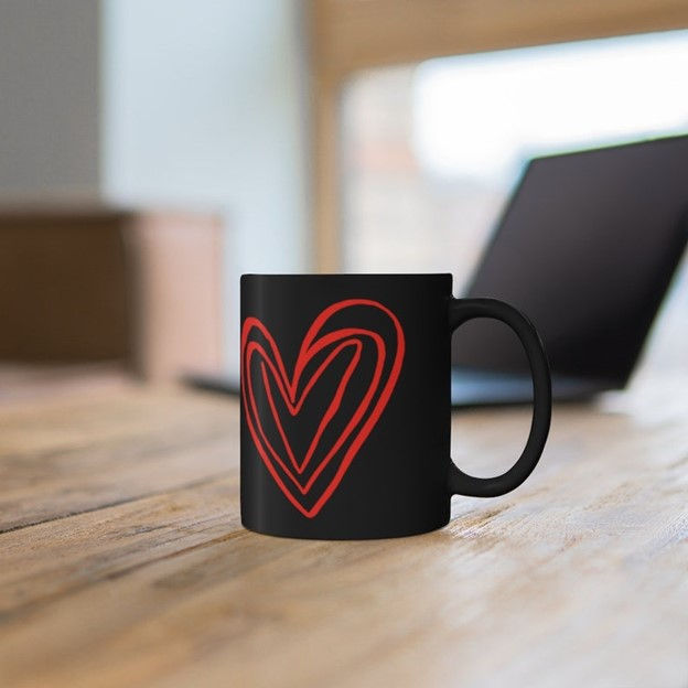 Thumbnail: Kids Love Me - 11oz Black Mug