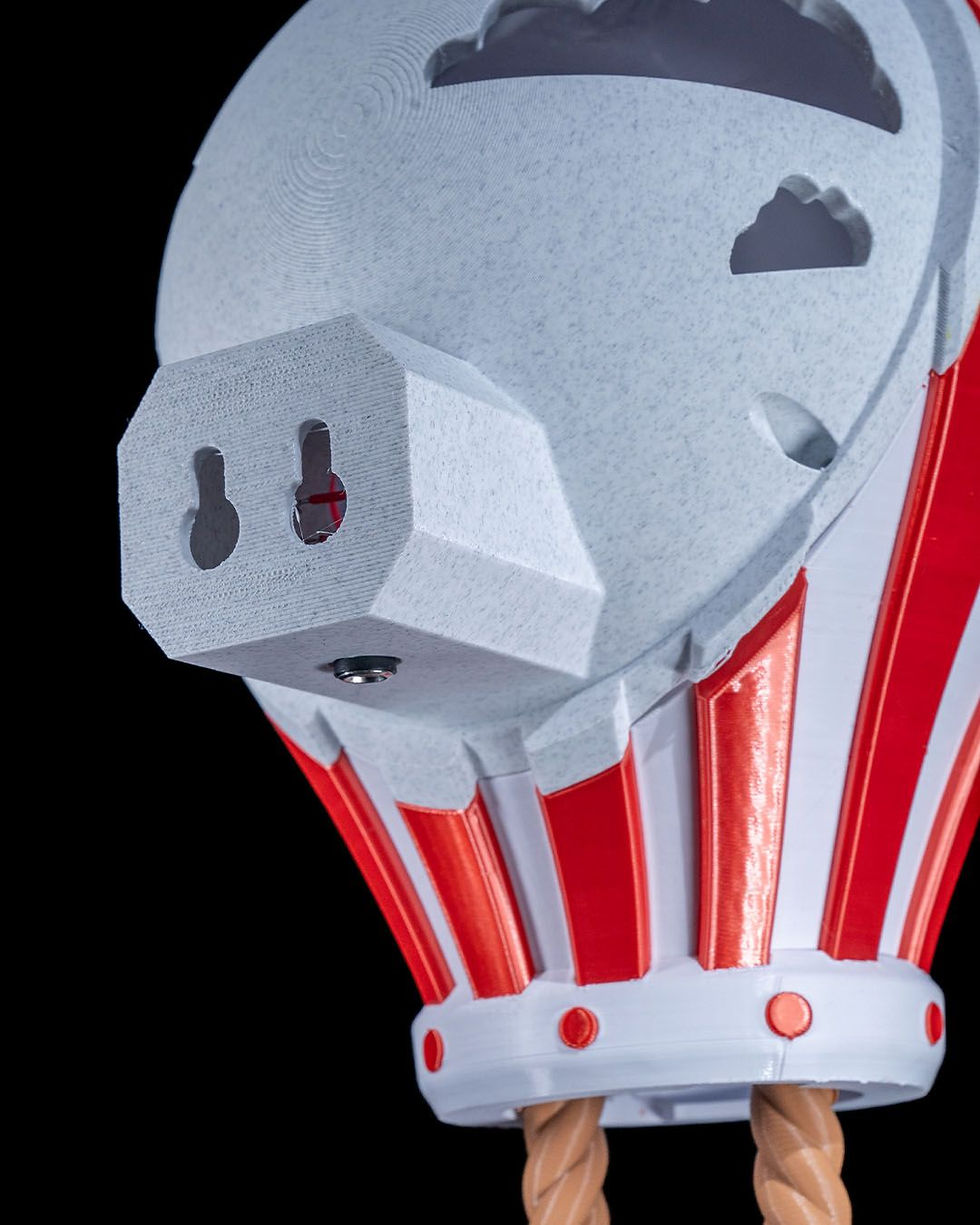 Thumbnail: Close-up of pig head 3D print model