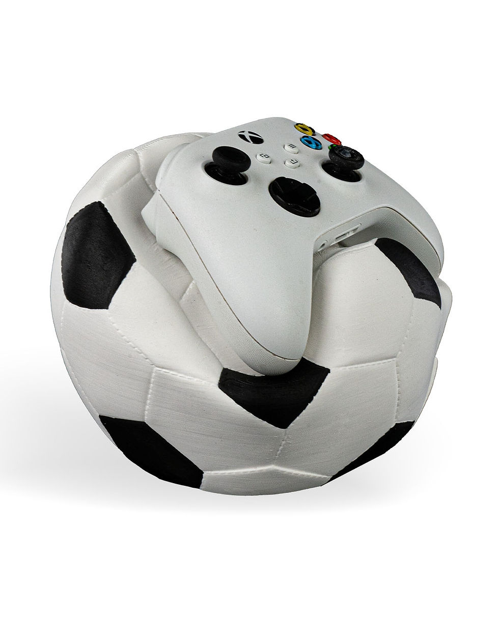 Thumbnail: White Xbox controller on soccer ball