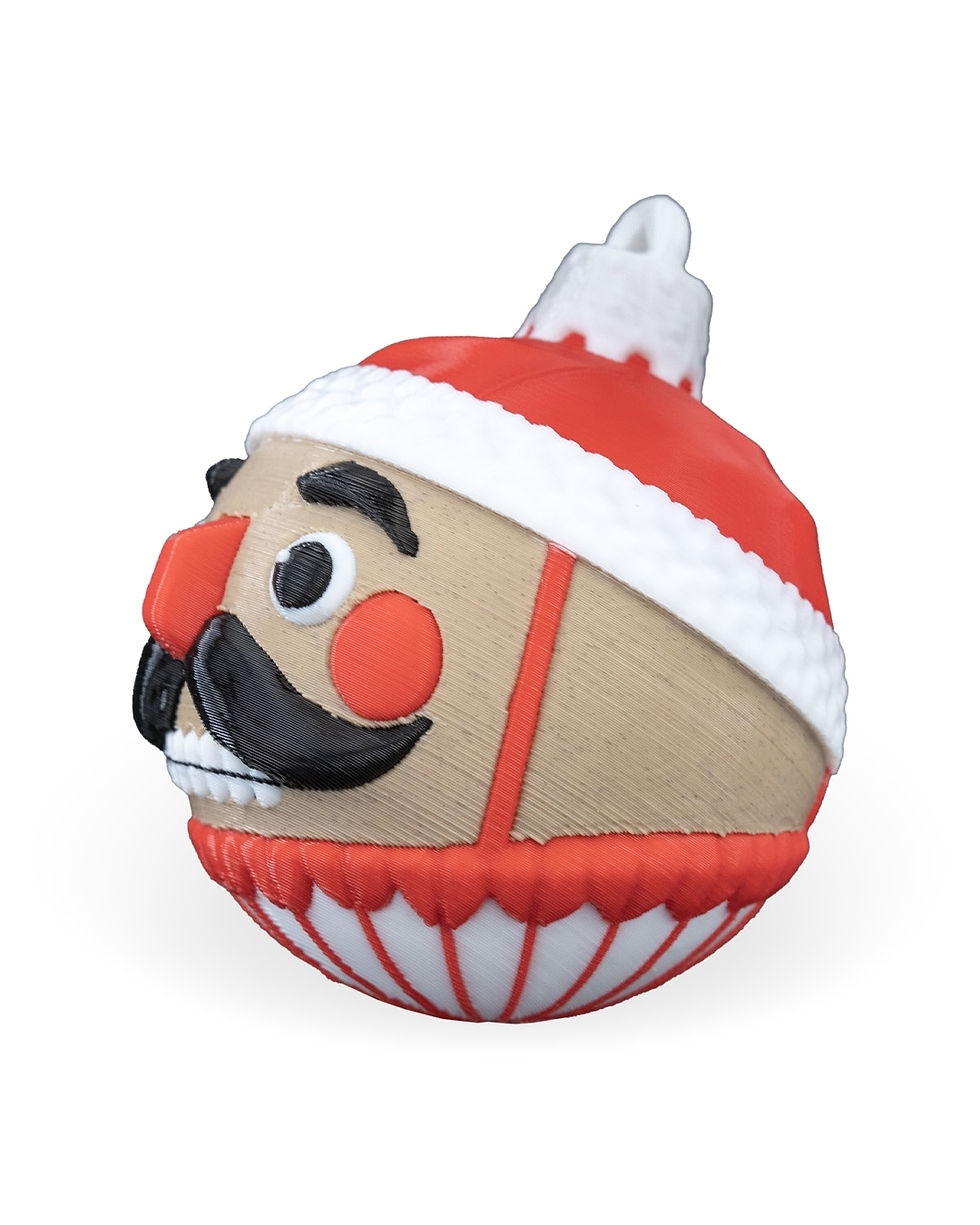 Pikkukuva: 3D-printed nutcracker Christmas ornament
