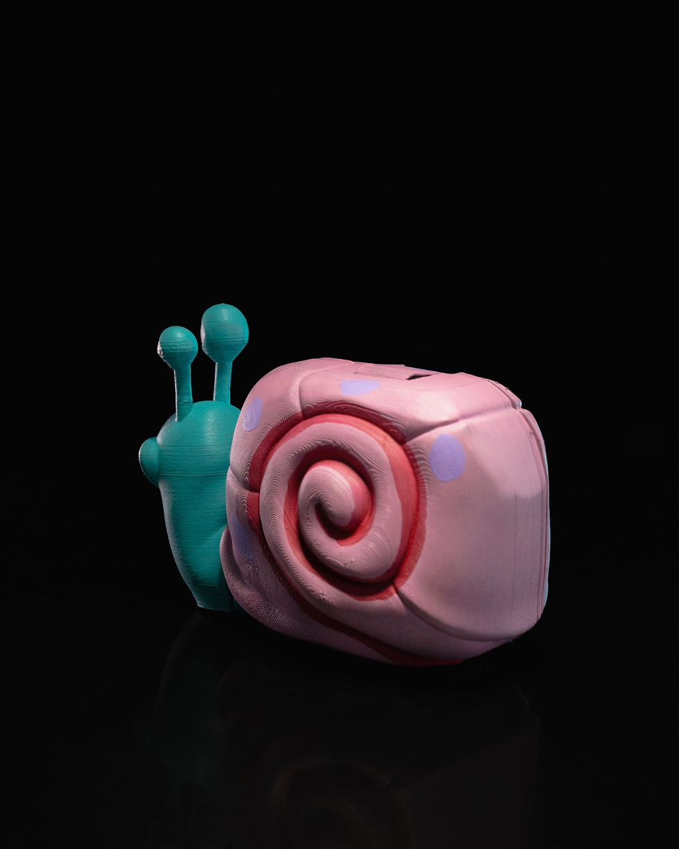 Thumbnail: Pink snail 3D model