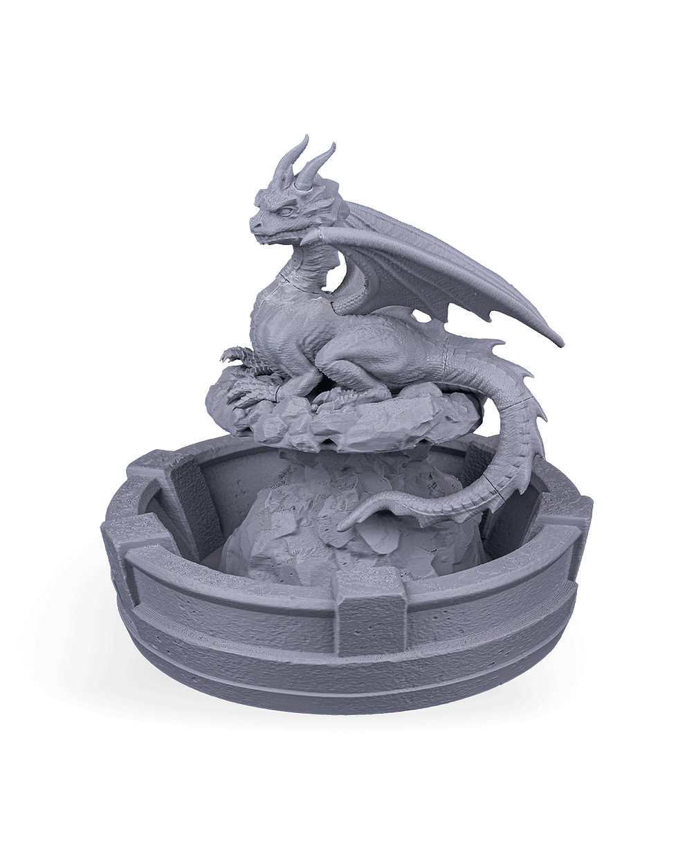 Thumbnail: Dragon tabletop fountain figurine