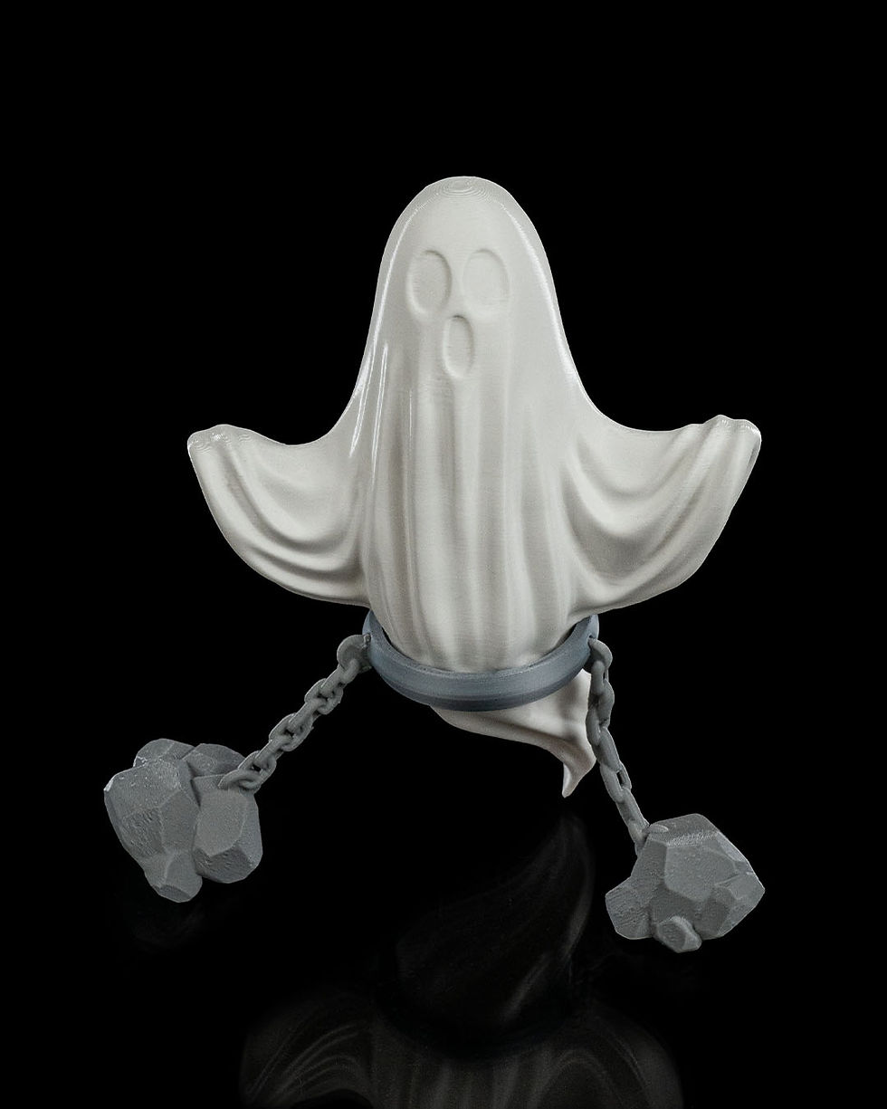 Thumbnail: Chained ghost figurine, Olij 3d Printing