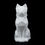 Thumbnail: Geometric white cat statue