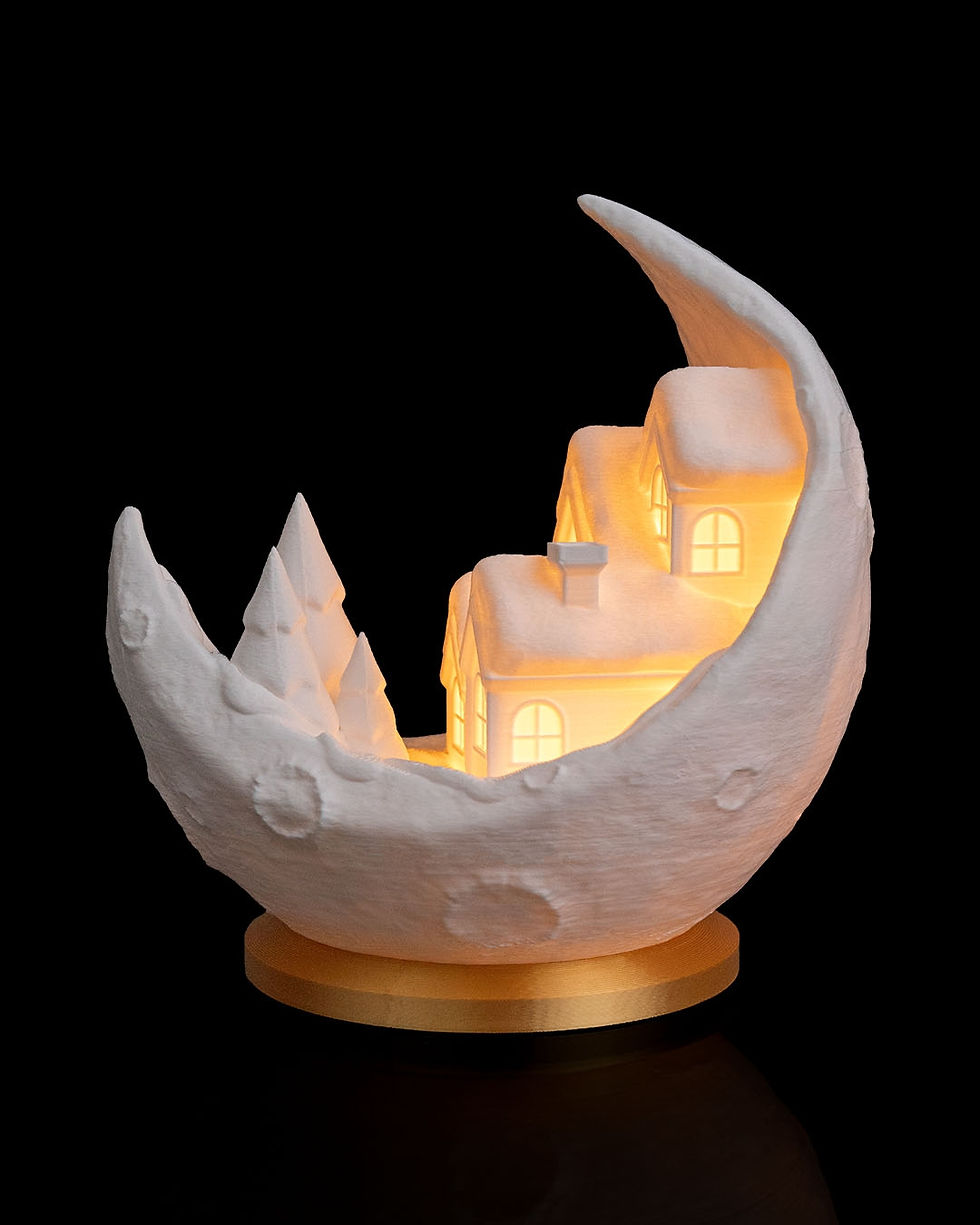 Thumbnail: Village on the Moon - Table Lamp