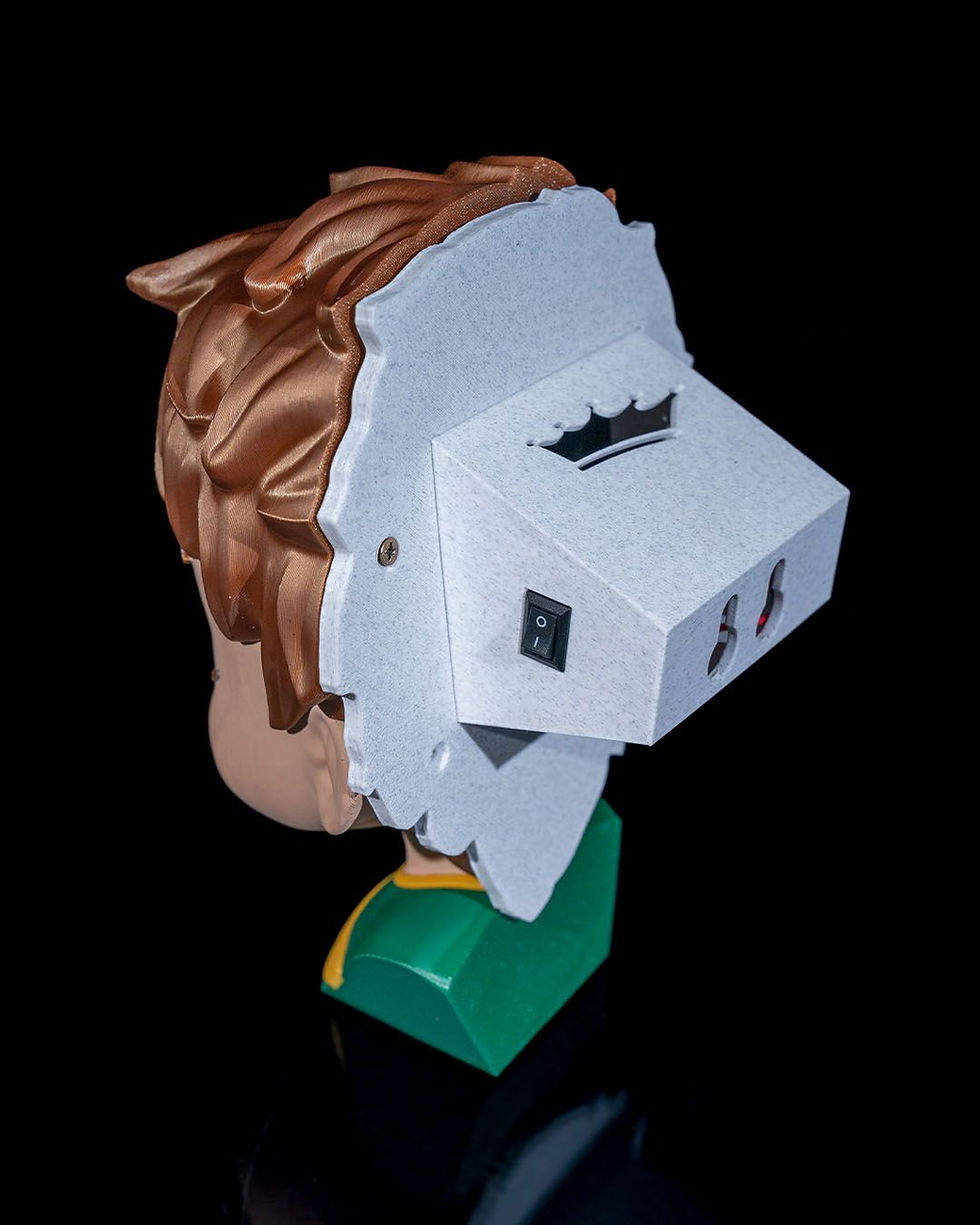 Thumbnail: 3D printed Minecraft sheep mask