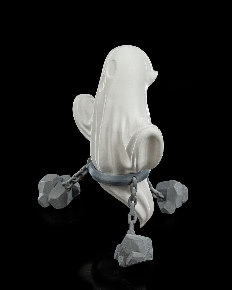 Thumbnail: Chained ghost figurine, Olij 3d Printing