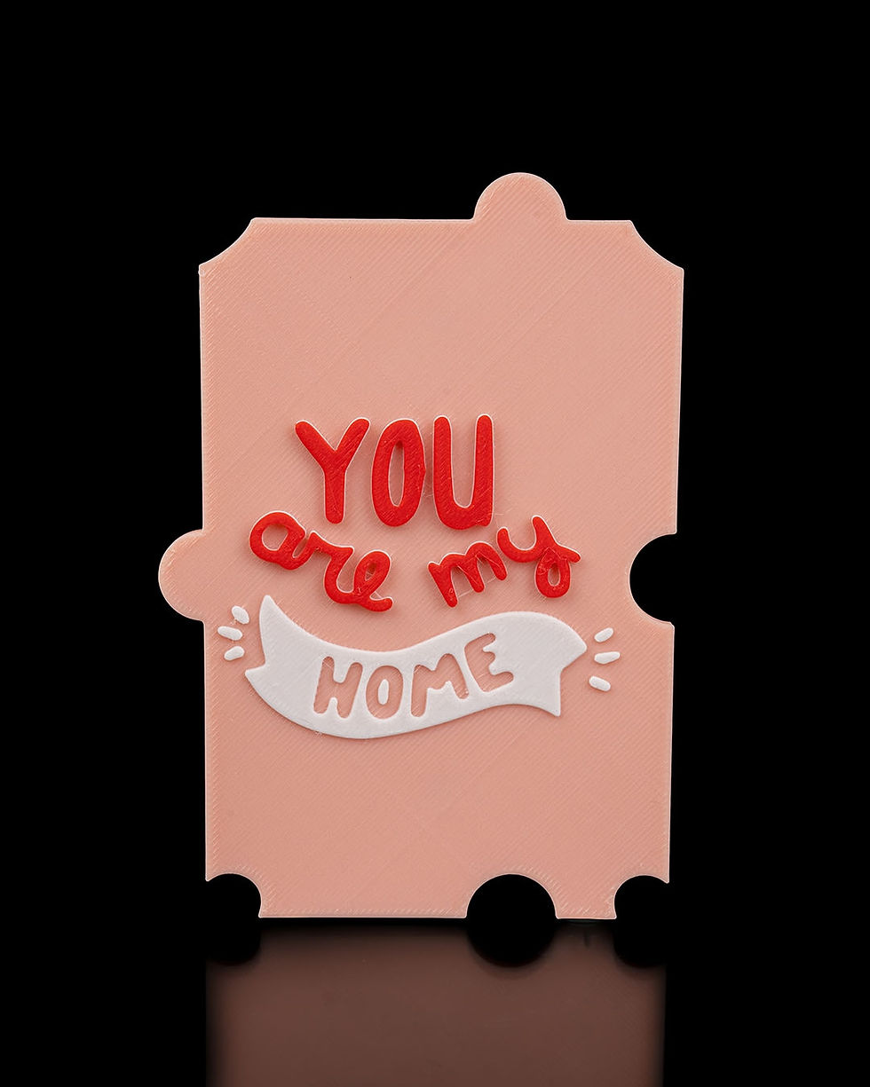 Thumbnail: Pink puzzle card: "You are my Home"