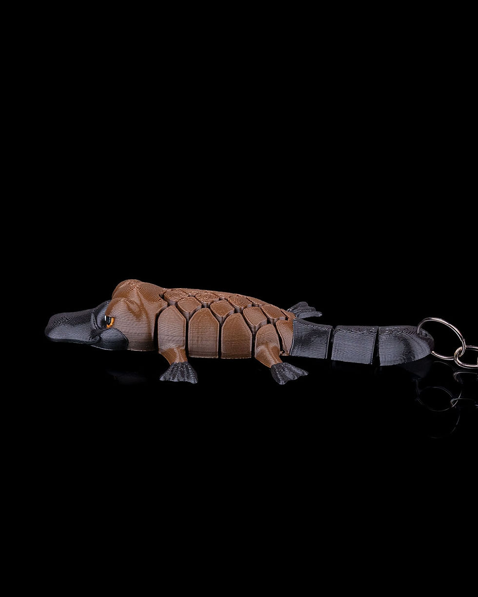 Thumbnail: Brown platypus keychain