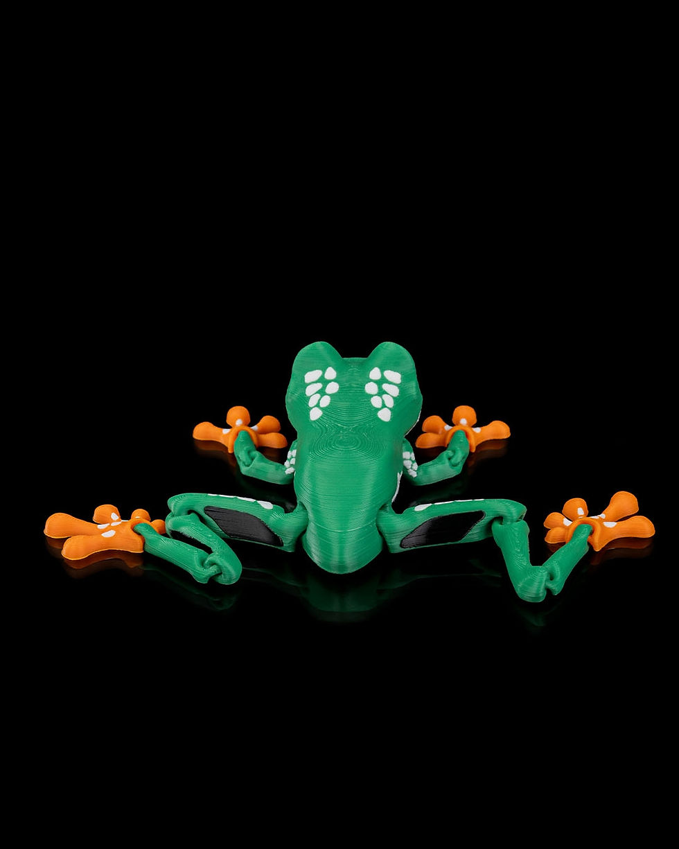 Thumbnail: Green tree frog 3D print model