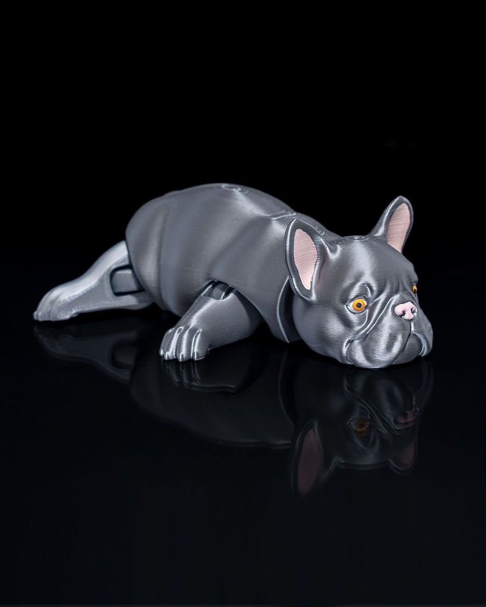 Thumbnail: Relaxed French Bulldog figurine