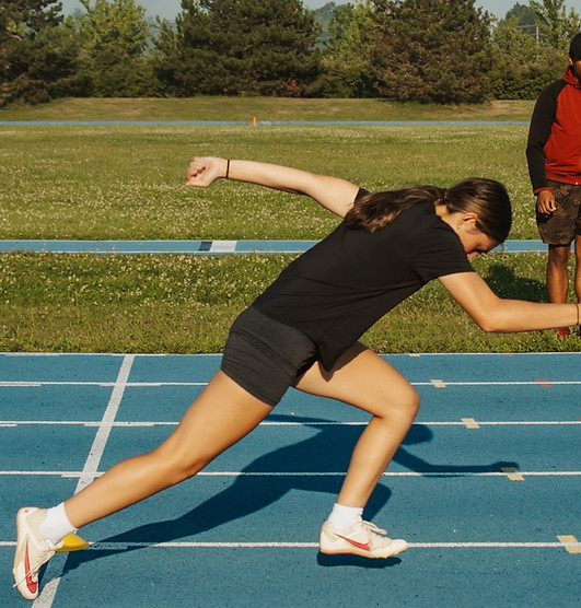 Border City Athletics Club Member at Outdoor Practice