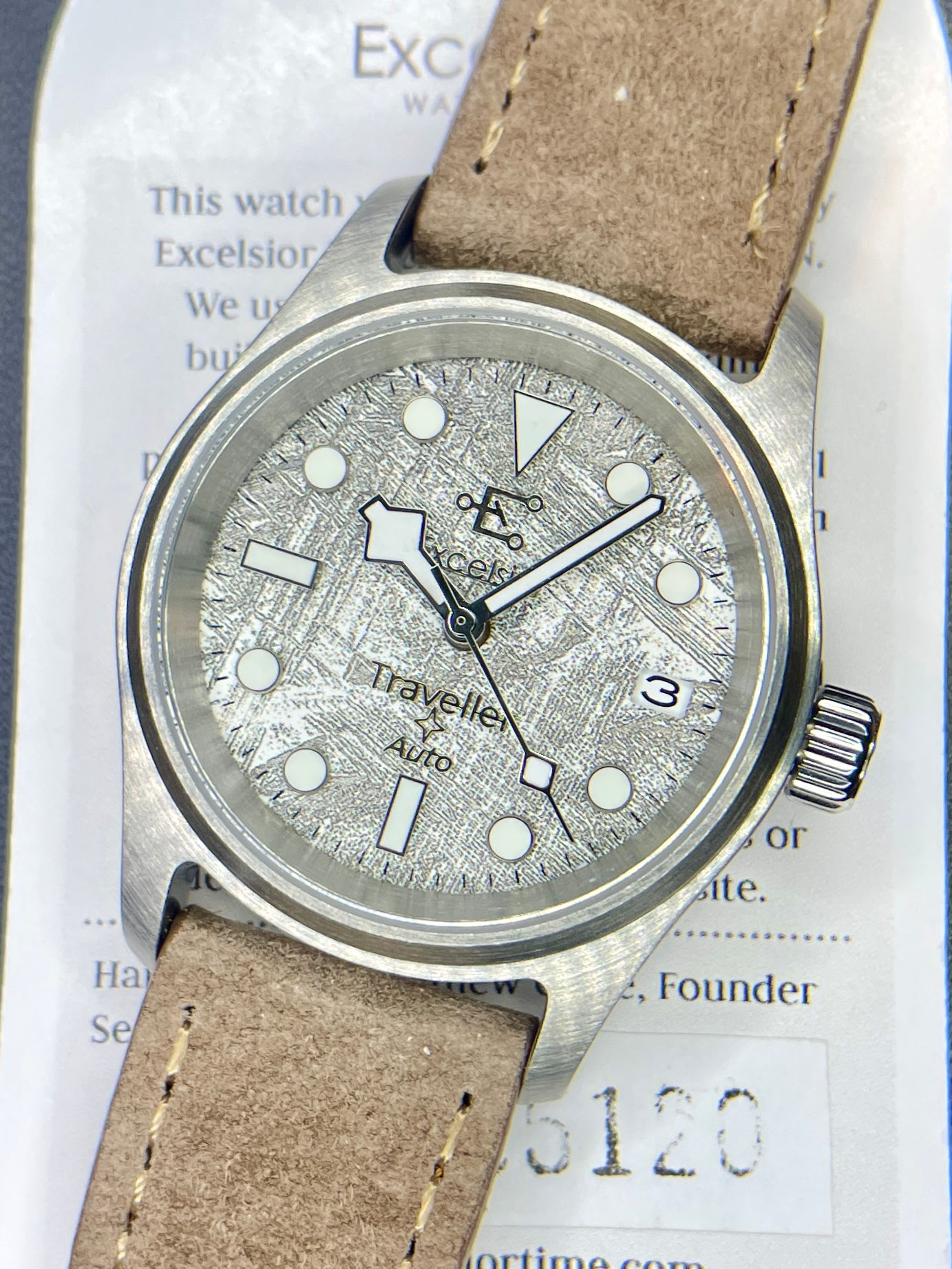 36mm Traveller Automatic "Meteorite"