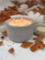 concrete quad wick candle