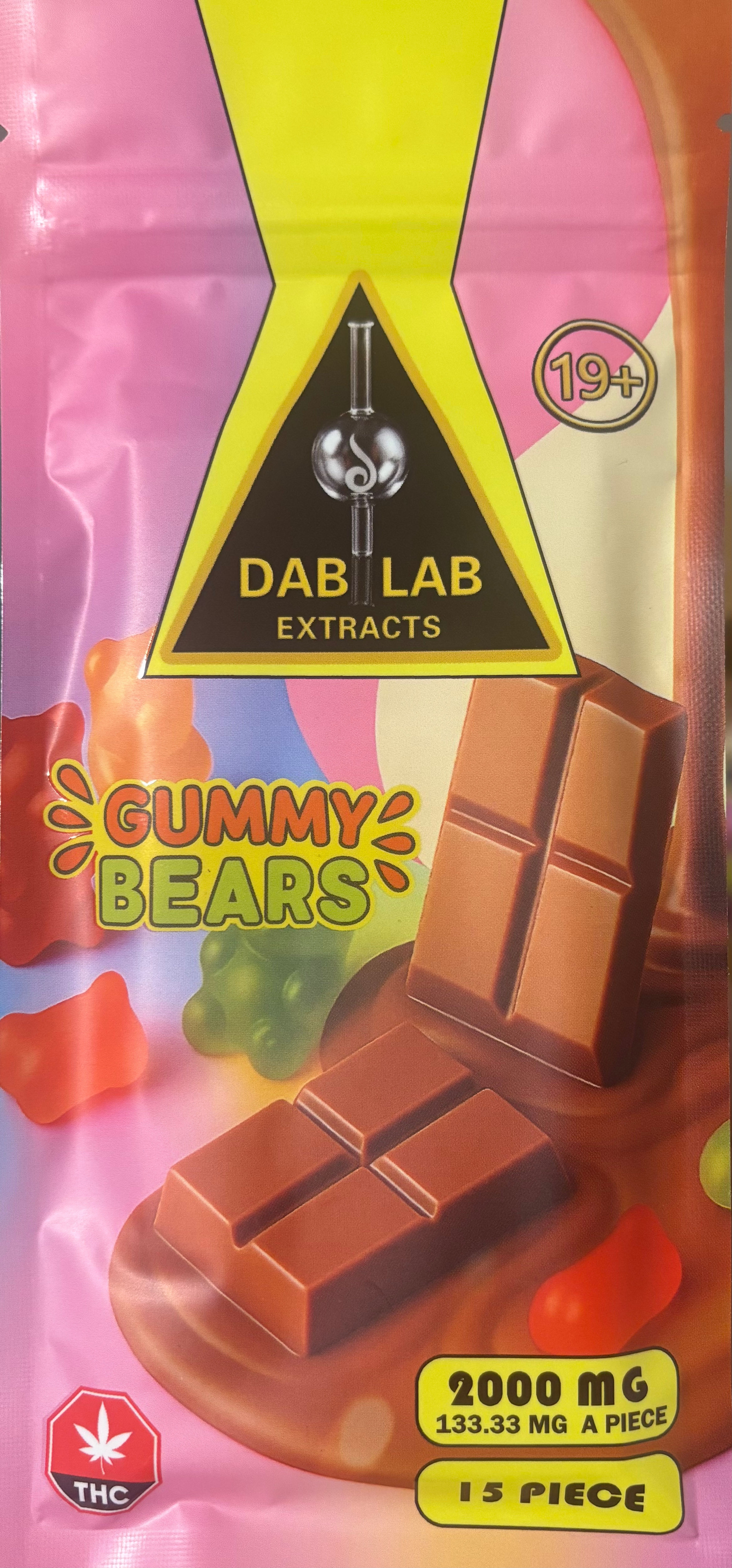 2000MG Dab lab bar - Gummy bear