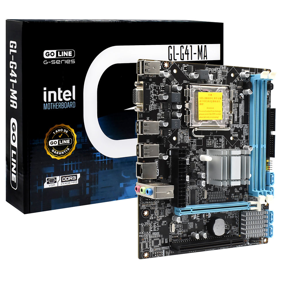 PLACA MÃE GOLINE GL-G41-MA / SOCKET LGA1150 / DDR3 máx 8GB / CHIPSET G41