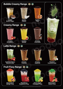 Premium bubble tea ingredients including specialty tea, boba pearls, and popping balls for drinks.