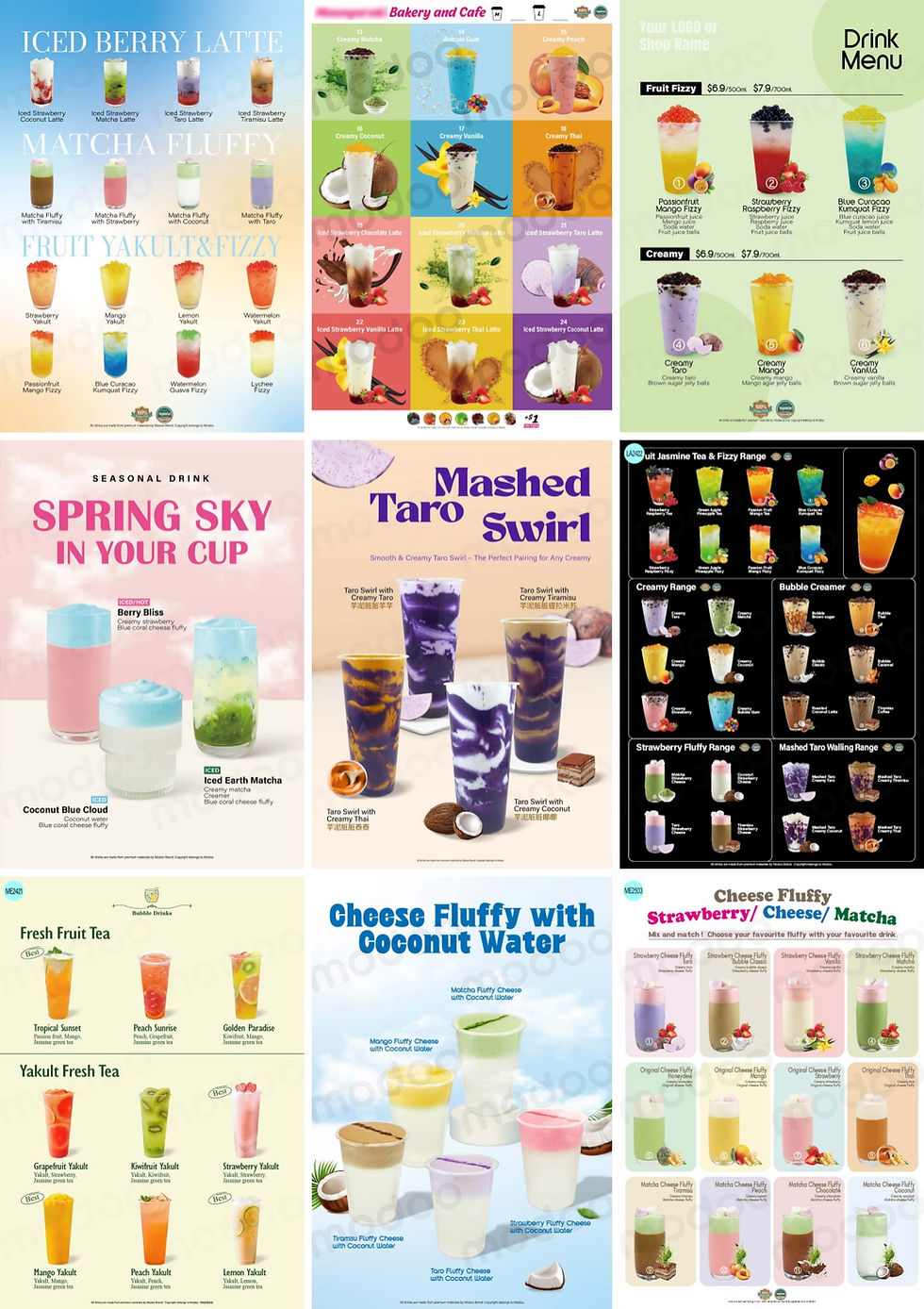 Premium bubble tea ingredients including specialty tea, boba pearls, and popping balls for drinks.