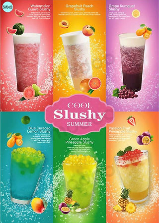 takeaway Slushy menu