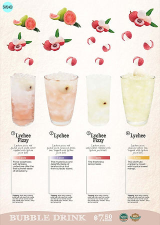 bubble tea menu