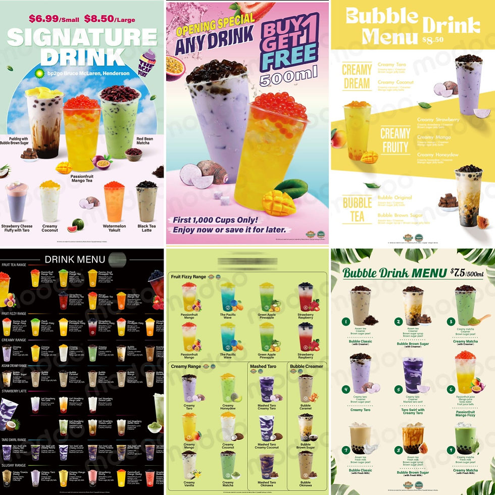 Modoo premium bubble tea ingredients