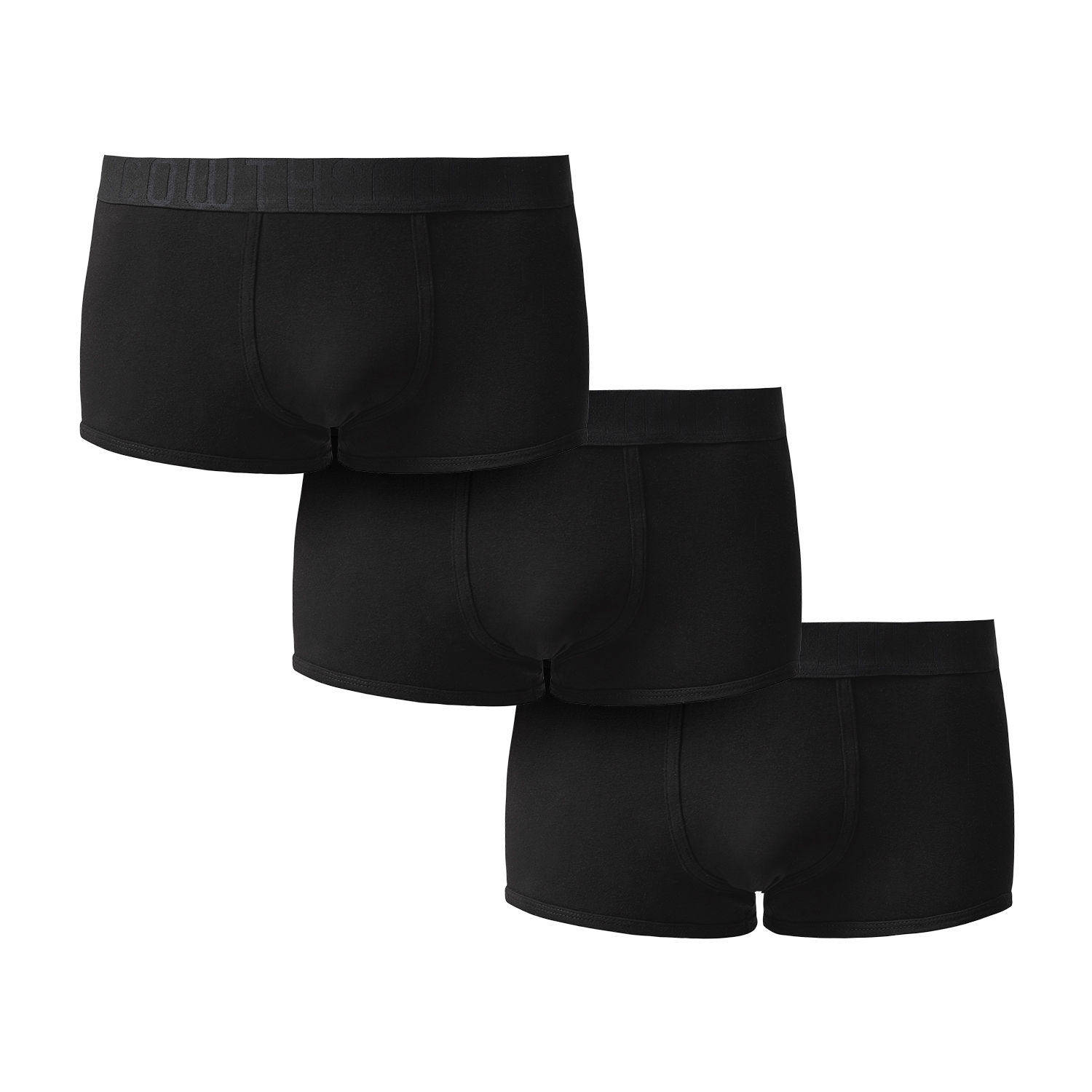 3-pack NOIR bamboo hips