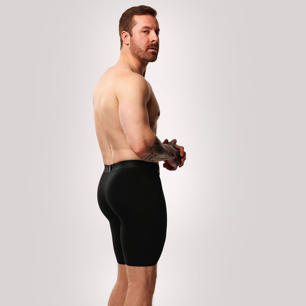 Прев'ю: BLACK flat long boxer