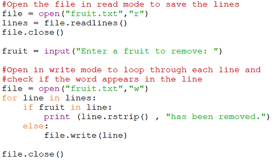 Python | 10c - Remove & Edit Lines | CSNewbs Python | 10C - Remove & Edit Lines | Csnewbs