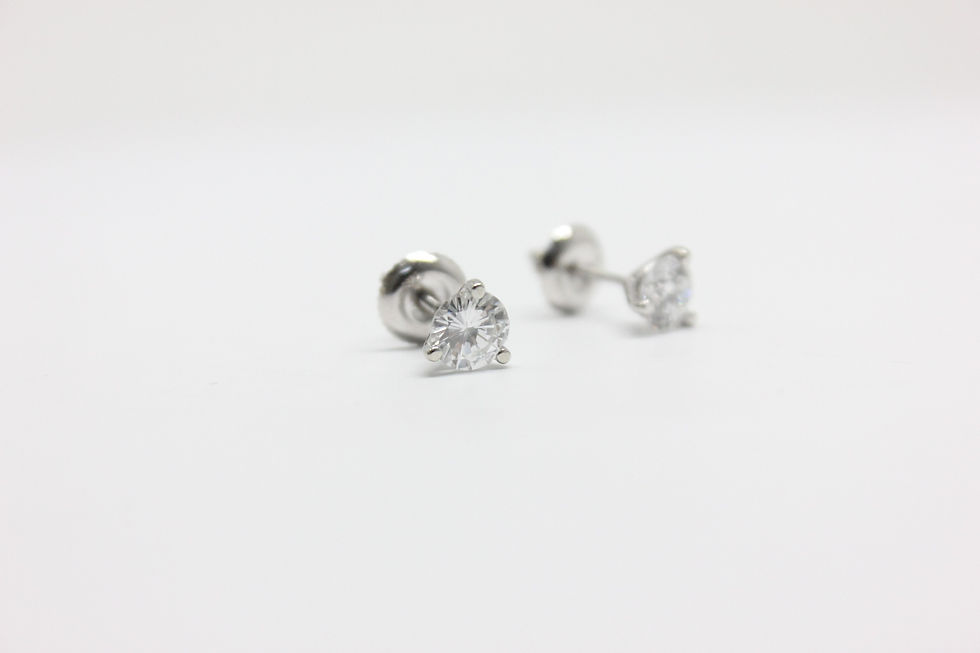 Thumbnail: 14KW Diamond Studs