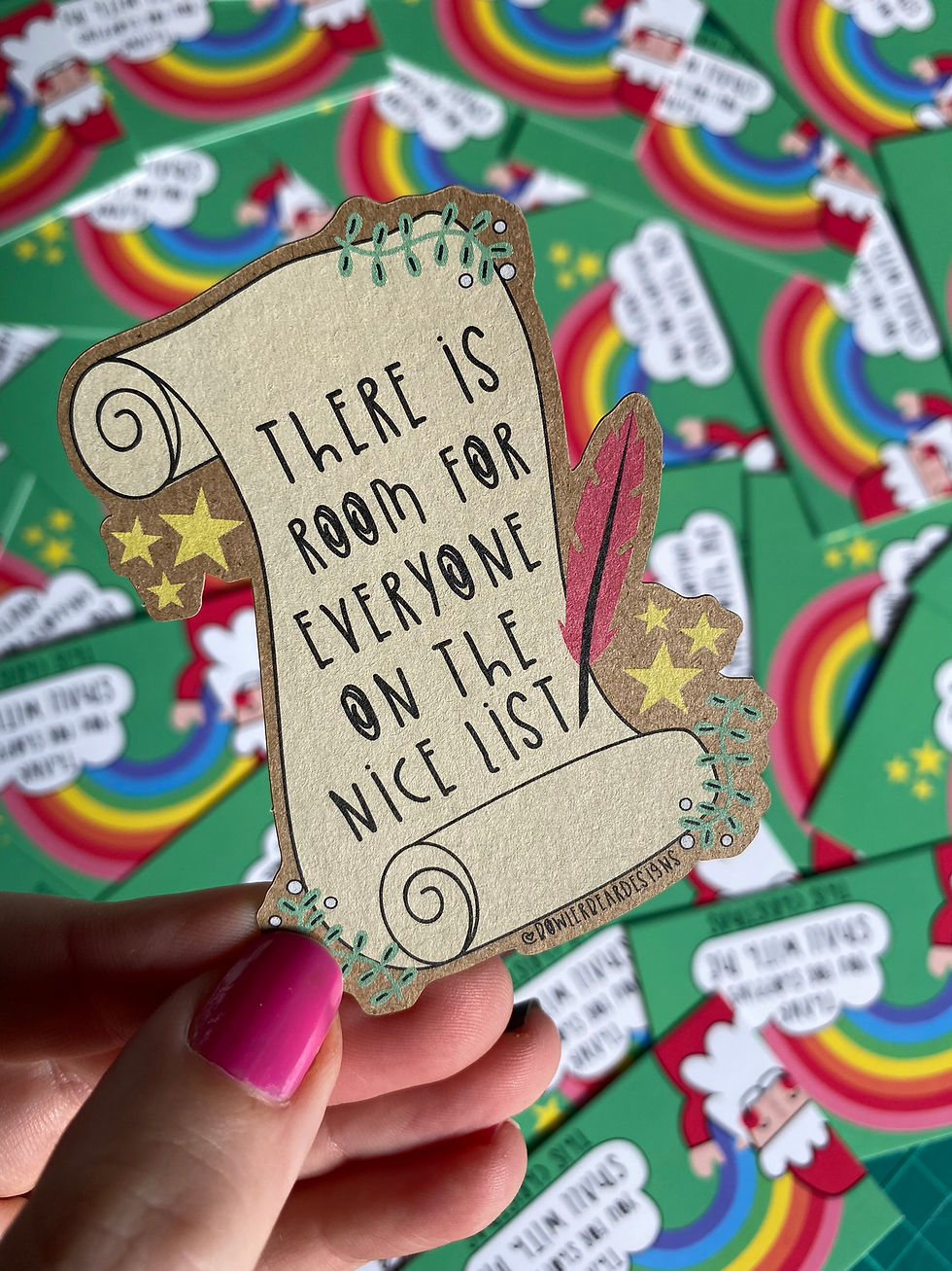 Nice list Christmas Sticker