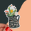 Thumbnail: Joy Sticker- Kraft decal - Recycled sticker - Positive Affirmation