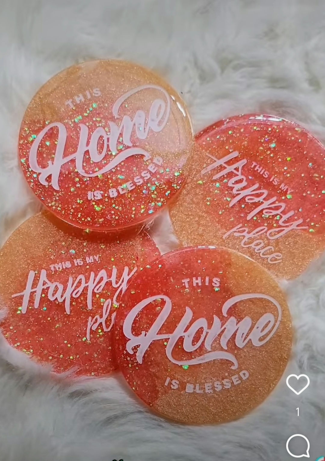Coaster set - Set of 4