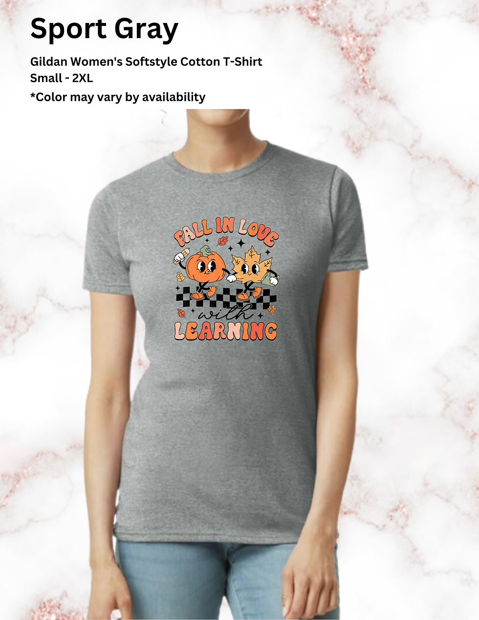 Thumbnail: "Fall in Love with Teaching" T-Shirt