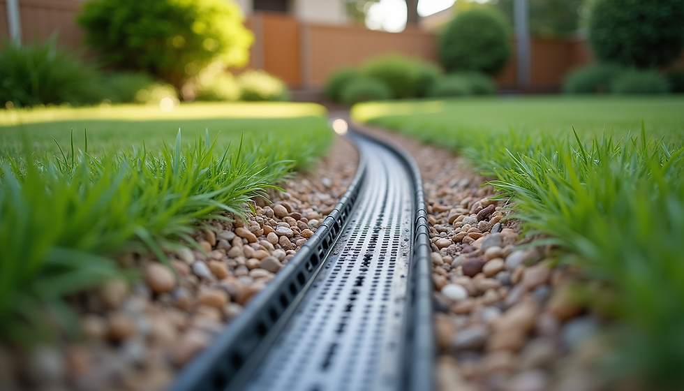 French Drains: The Chic Solution for Your Yard - Discover When, Why, and How with Arrowhead Lawn and Landscape for Your Free Estimate!