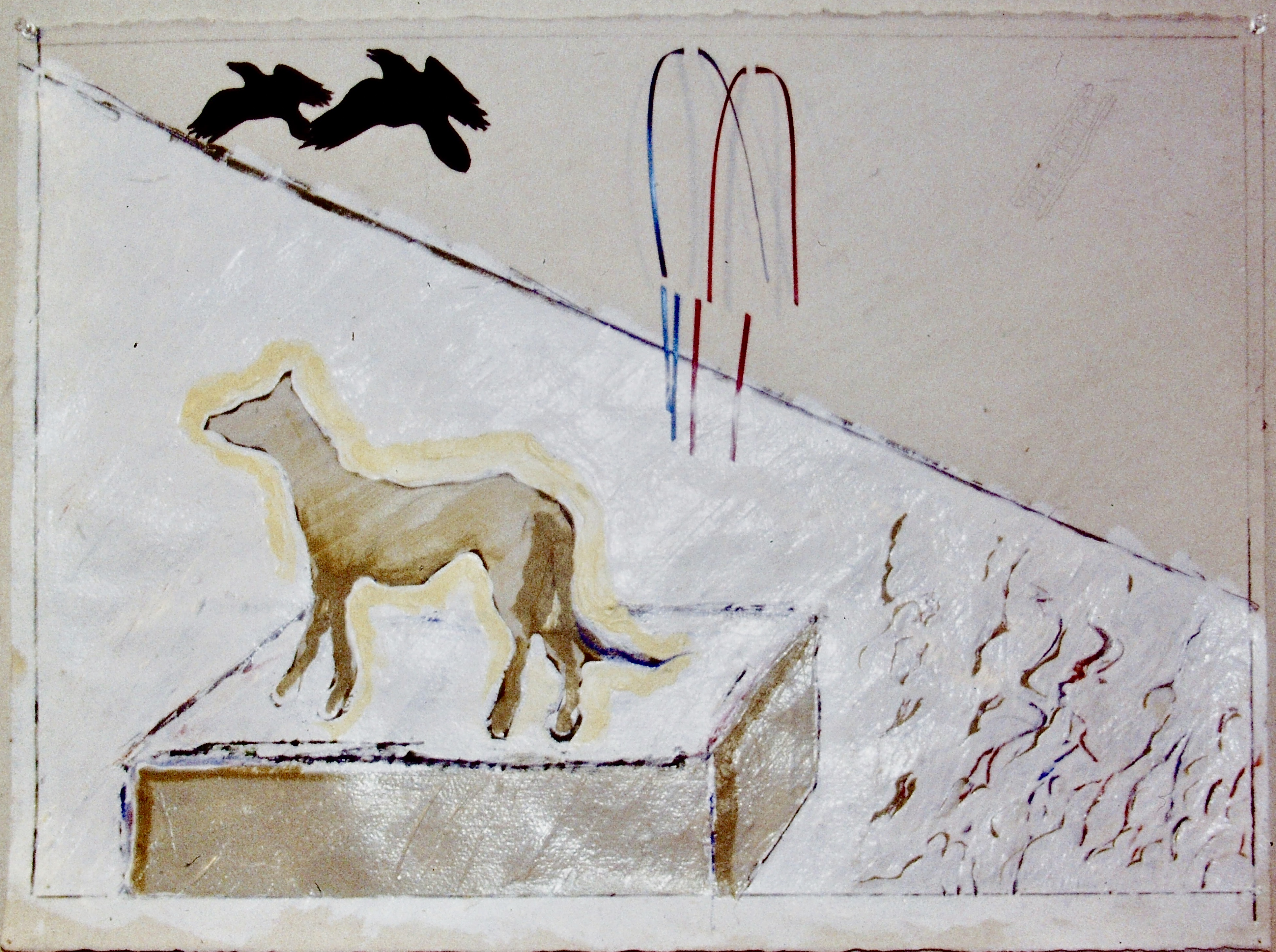 Dog and Crow